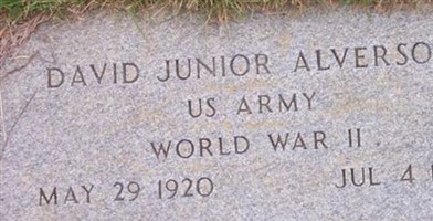 David Judd Alverson, Jr David Judd Alverson, Jr