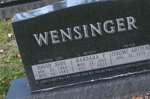 David Jude Wensinger