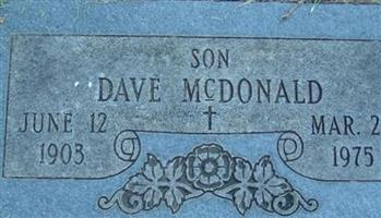 David L "Dave" McDonald