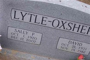 David Lytle Oxsher David Lytle Oxsher