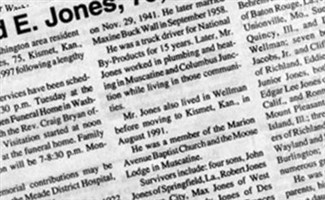 David Martin Elmer "Dudley" Jones