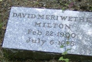 David Meriwether Milton David Meriwether Milton