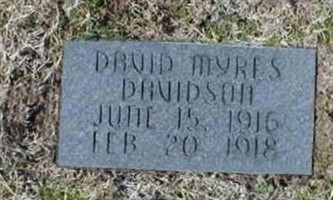 David Myres Davidson David Myres Davidson