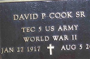 David P. Cook, Sr David P. Cook, Sr