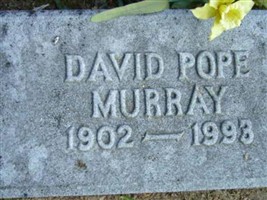 David Pope Murray David Pope Murray