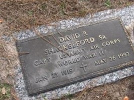 David R. Shackelford, Sr David R. Shackelford, Sr