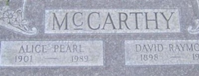 David Raymond McCarthy David Raymond McCarthy
