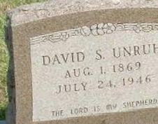 David S. Unruh David S. Unruh