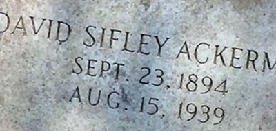 David Sifley Ackerman