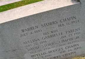 David Storrs Chapin, Jr David Storrs Chapin, Jr