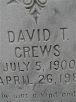 David T Crews David T Crews