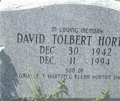 David Tolbert Horton David Tolbert Horton