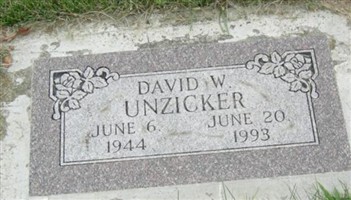 David W Unzicker David W Unzicker
