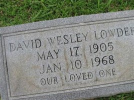David Wesley Lowder