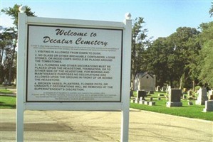 Decatur Cemetery Decatur Cemetery