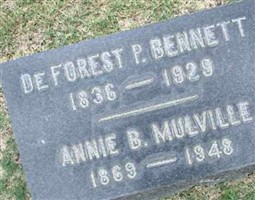 DeForest P Bennett DeForest P Bennett