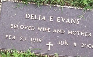 Delia Elizabeth "Lib" Evans Delia Elizabeth "Lib" Evans