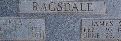 Delia Eveline Elms Ragsdale Delia Eveline Elms Ragsdale