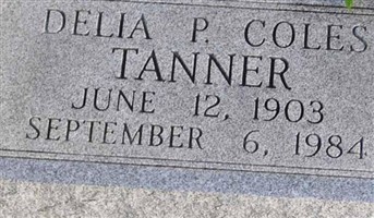 Delia P Coles Tanner Delia P Coles Tanner