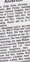 Della Irene Walls Alverson
