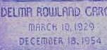 Delma Jean Rowland Garcia Delma Jean Rowland Garcia