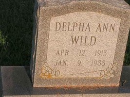 Delpha Ann Wild Delpha Ann Wild