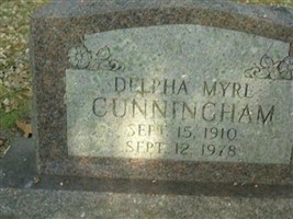 Delpha Myrl Cunningham Delpha Myrl Cunningham