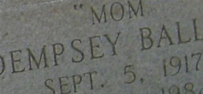 Dempsey Albert Ballow Sharbutt Dempsey Albert Ballow Sharbutt