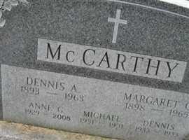 Dennis A McCarthy Dennis A McCarthy