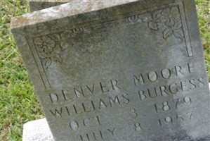 Denver Moore Williams Burgess Denver Moore Williams Burgess
