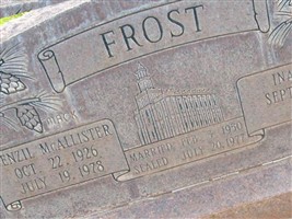 Denzil McAllister Frost Denzil McAllister Frost