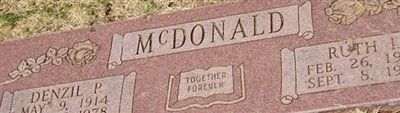 Denzil P McDonald