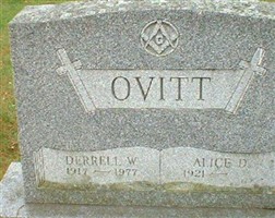 Derrell W Ovitt Derrell W Ovitt