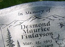 Desmond Maurice Finlayson Desmond Maurice Finlayson