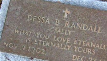 Dessa Berdella "Sally" Hoagland Randall Dessa Berdella "Sally" Hoagland Randall