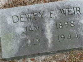 Dewey F. Weir Dewey F. Weir