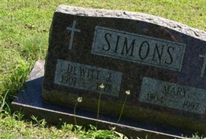 DeWitt J. Simons DeWitt J. Simons