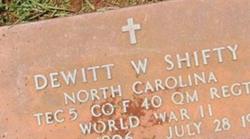 Dewitt W Shifty