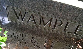 Deyerle B. Wampler Deyerle B. Wampler
