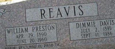 Dimmie Davis Reavis