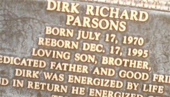 Dirk Richard Parsons Dirk Richard Parsons