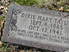 Dixie Mary Taylor Dixie Mary Taylor