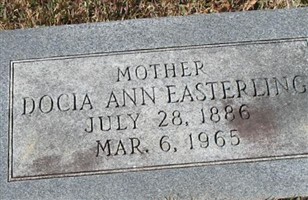 Docia Ann Easterling Docia Ann Easterling