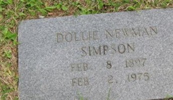 Dollie Newman Simpson Dollie Newman Simpson