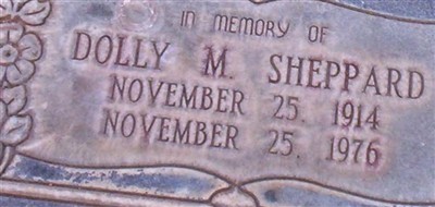 Dolly M. Sheppard Dolly M. Sheppard
