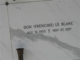 Don "Frenchie" LeBlanc Don "Frenchie" LeBlanc
