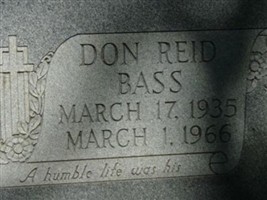 Don Reid Bass Don Reid Bass