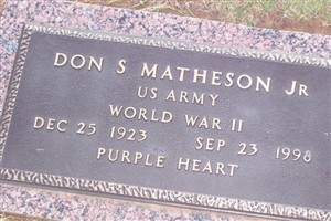 Don S Matheson, Jr Don S Matheson, Jr