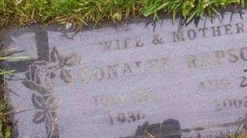 Dona Lee Mitchell Rapson Dona Lee Mitchell Rapson