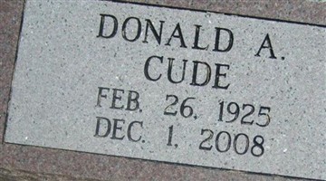 Donald Adam Cude Donald Adam Cude